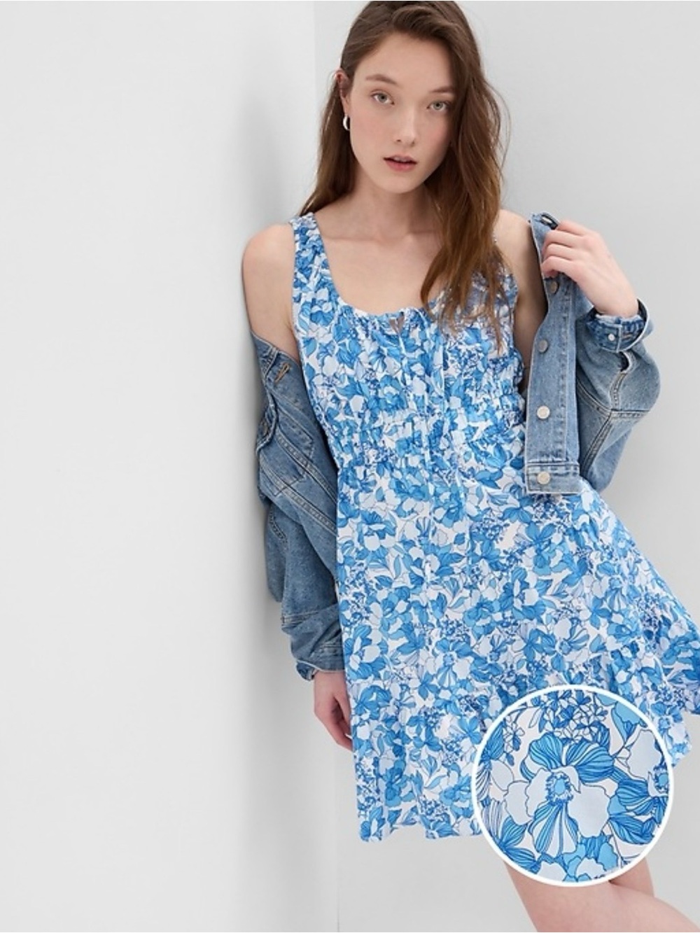 Gap Ruffle Hem Mini Dress NWOT